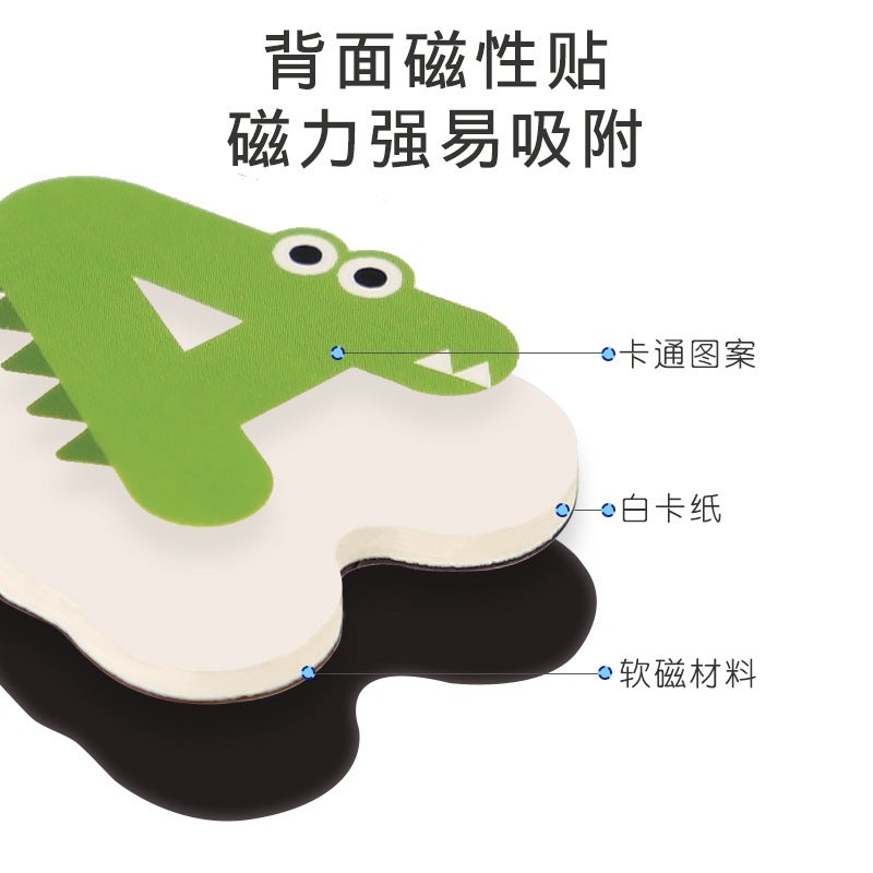 Magnetic 26 Upper And Lower Case English Letter Puzzle 3 To 6 Years Old Children'S Magnetic Early Education Baby Children'S Educational Toys - Image 5